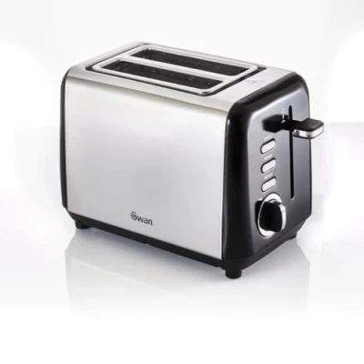 Image of Swan ST14015BN TownHouse 2 Slice Toaster Black