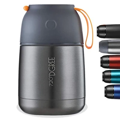 Image of 720DGREE Thermo Food Flask “wunderJar“ 450ml, 650ml Premium Stainless Steel Insulated Box Perfect Insulating Container for Hot Lunch, Baby Food, Soup, Meal &amp; Outdoor Dinner BPA Free