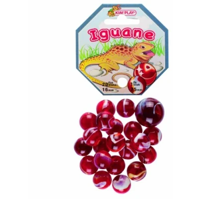 Image of Kim&#039;Play 500824 Outdoor game 20 marbles and 1 taw Igaune