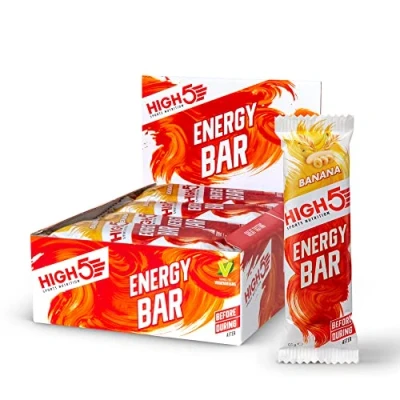 Image of HIGH5 Energy Bar Real Fruits Soft No Artificial Sweeteners (Banana, 12 x 55g)