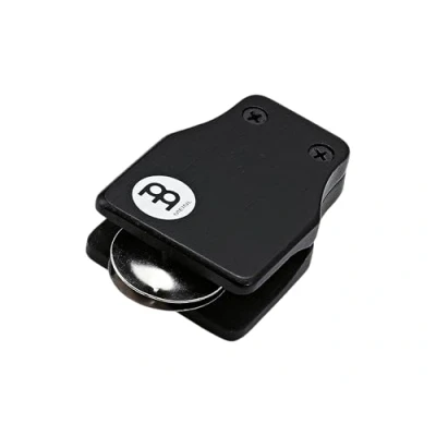 Image of Meinl Percussion Cajon Jingle Castanet with Steel Jingles and Velcro Fastener Accessory for Instruments Siam Oak, Black (WJC1 M)