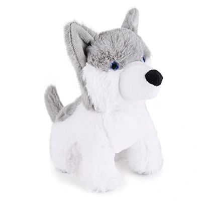 Image of Zappi Co Children&#039;s Soft Cuddly Plush Toy Animal Perfect Snuggly Playtime Companions for Children (12 15cm /5 6&quot;) (Husky Dog)