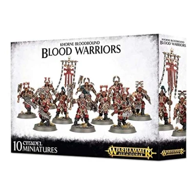 Image of Games Workshop 99120201036 Khorne Bloodbound Blood Warriors Tabletop and Miniature Gaming