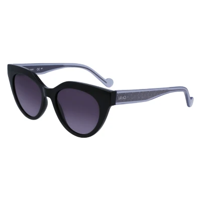Image of LIU JO Sunglasses, Women&#039;s, Size: One Size, Black