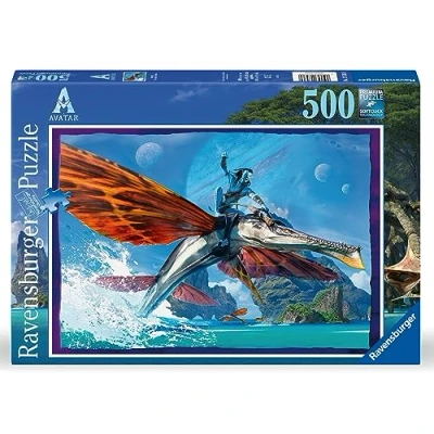 Image of Ravensburger Avatar 2 Jigsaw Puzzles for Adults and Kids Age 10 Years Up 500 Pieces The Way of Water