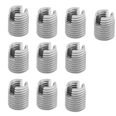 Image of WANGCL 10PCS Threaded Inserts Thread Repair Kits M8*1.25 M12*1.75 Self tapping