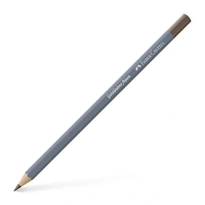 Image of Faber Castell Creative Studio Goldfaber Aqua Watercolour Pencil, (176), Van Dyck Brown, Single For Art, Craft, Drawing, Sketching, Home, School, University, Colouring