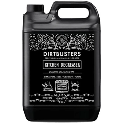 Image of Dirtbusters Kitchen Degreaser Concentrate 5 litres Professional Heavy Duty Cleaning Degreasing Solution