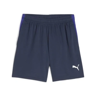 Image of Puma Unisex Kids Individualliga Training 2 Jr (Open Pockets) Knitted Shorts, Black Fizzy Apple, 164 EU