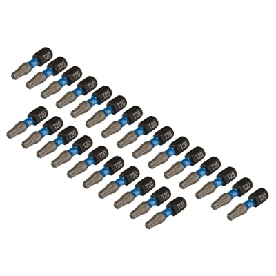 Image of Draper Expert TX STAR Impact Screwdriver Bits, T20 x 25mm, 1/4&quot; Hex (Pack of 25)