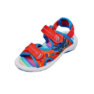 Image of William Lamb Boys Official CBeebies Bing Sports Sandals Casual Adjustable Strap Summer Shoes UK Size 5 10 (7 Child, numeric_7)