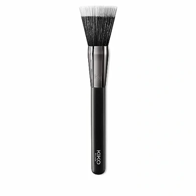 Image of KIKO Milano Face 04 Stippling Foundation Brush Cone Shaped With Synthetic Bristles For Applying Liquid Or Cream