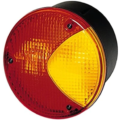 Image of 75263260000 Combination Rearlight HELLA 2SW 964 169 081 Left, Right yellow, red black without bulbs