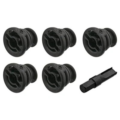 Image of 06L103801, 06L103801S1, 1501440, 1501440S1 Drain Plug FEBI BILSTEIN 81369 Plastic with mounting tool VOLKSWAGEN: Golf 7, Polo V Hatchback, Tiguan I