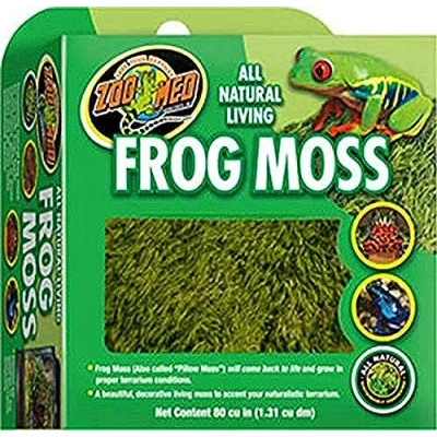 Image of zoomed All Natural Frog Moss, 1.3 Litre,Black
