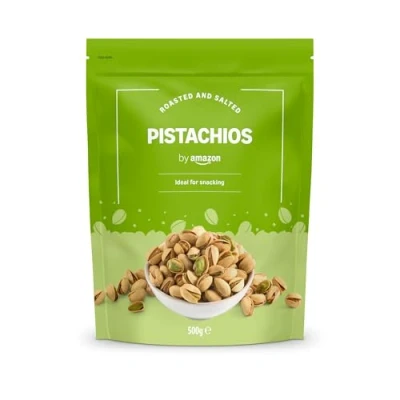 Image of by Amazon Roasted And Salted Pistachios, 500g