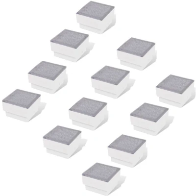 Image of vidaXL LED Inground Lights 12 pcs 100x100x68 mm