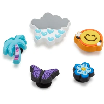 Image of Crocs Unisex&#039;s Chill Summer Shoe Charms, Multi Colour, One Size