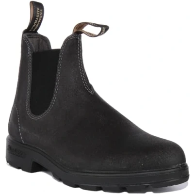 Image of Blundstone 1910 Originals Classic ankle boots, Size: 3, Steel grey Buckskin / suede