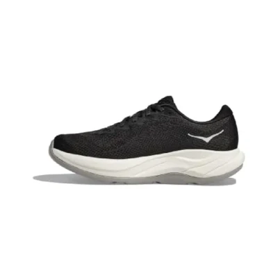 Image of HOKA Rincon 4 Neutral running shoes, Women&#039;s, Size: 6, Black/white Textile/synthetics
