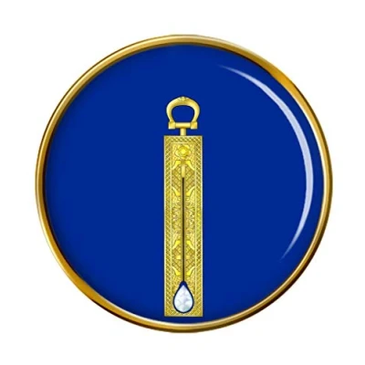 Image of Masonic Lodge Junior Warden Pin Badge