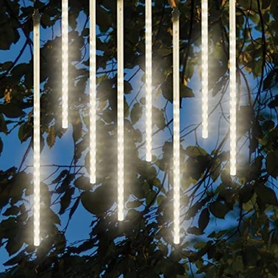 Image of Christmas Workshop 8pc 50cm Meteor Shower String Light Warm White