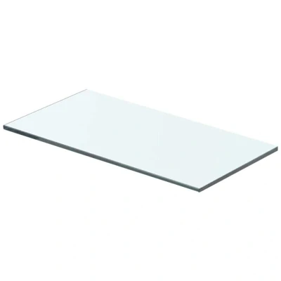 Image of vidaXL Shelf Panel Glass Clear 40x15 cm