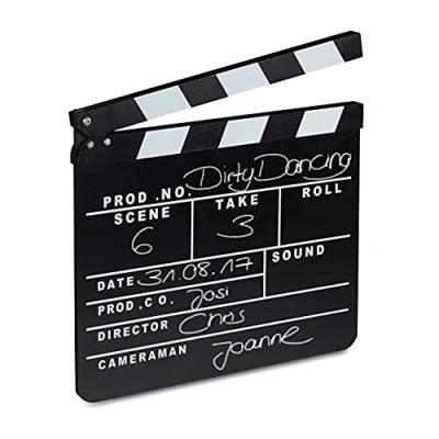 Image of Relaxdays GmbH 10021346 Hollywood Film Directors Clapperboard