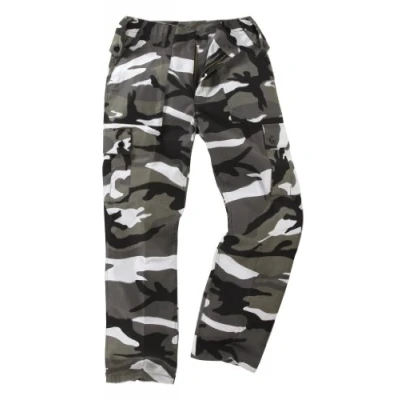 Image of Youths/Kids Military Combat Cargo Trousers Camo (7 8 Years, Urban)