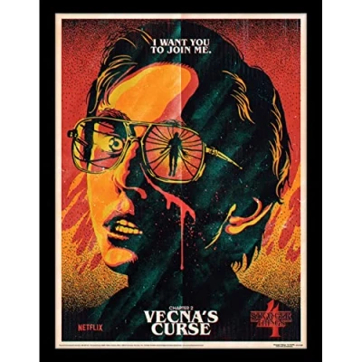 Image of Pyramid International Stranger Things Poster (Vecna&#039;s Curse Design) 30cm x 40cm Official Merchandise ​