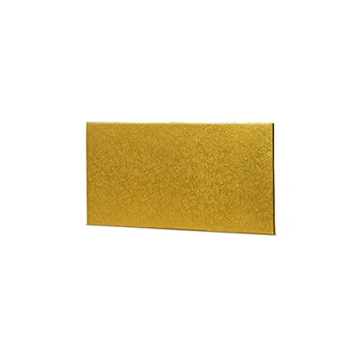 Image of Anniversary House 10 inch Cake Board for Yule Log Gold, Pack of 1, Loaf Board, Individually Wrapped, Sturdy Fibre Square LCW10G