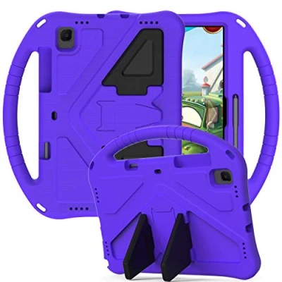 Image of Tablet Case For Samsung Galaxy Tab A7 10.4&quot; 2020 SM T500 T505 Kids Friendly Lightweight Shockproof Cover with Handle Stand Purple