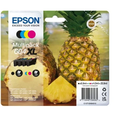 Image of Epson Ink/604XL Pineapple CMYK SEC