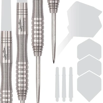 Image of Unicorn Steel Tip Darts Barrels Only Gary &#039;The Flying Scotsman&#039; Anderson Purist Player Development Lab Phase 2 90% Natural Tungsten 22 g