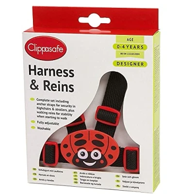 Image of Clippasafe Designer Ladybird Harness &amp; Reins