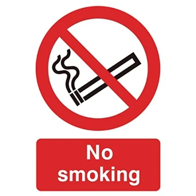 Image of PVC No Smoking Symbol Sign