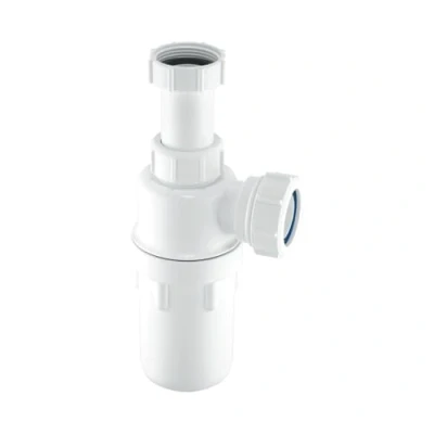 Image of McAlpine re sealing bottle trap with 75mmm water seal 1 1/4&quot;