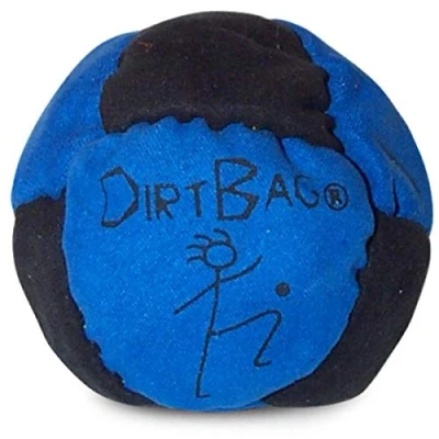 Image of World Footbag Dirtbag Hacky Sack Footbag, Blue/Black