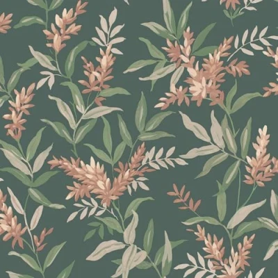 Image of Belgravia Decor Olivia Pink Sage Wallpaper 5906