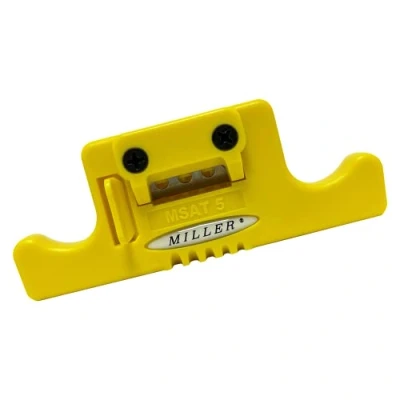 Image of Miller MSAT 5 Wire Stripper for Working Technicians, Electricians, and Installers, Safe Cable Splicing Tool, 1.36 Ounce Easily Portable