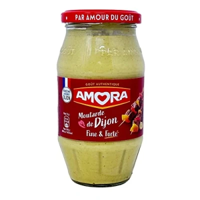 Image of Amora Moutarde de Dijon fine et forte Le bocal 440g