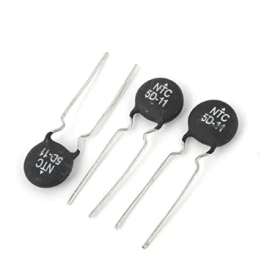 Image of sourcing map NTC Thermistor Resistors 5D 11 4A 5 Ohm Inrush Current Limiter Temperature Sensors Pack of 3