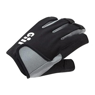 Image of Gill Deckhand Sailing Gloves Short Finger with ¾ Length Fingers 50+ UV Sun Protection &amp; Water Repellent