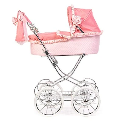 Image of Roma Annie Amy Childs Classic Dolls Pram Pink 3 16 years