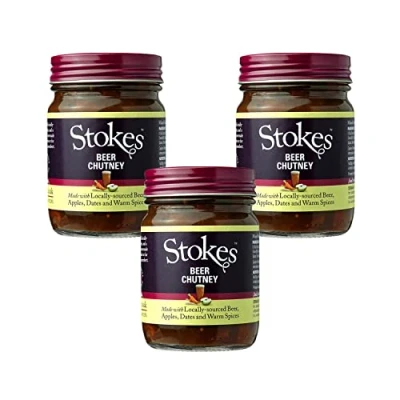 Image of Stokes Beer Chutney 250g Pack of 3