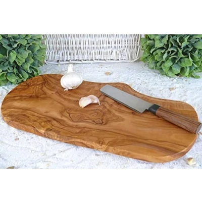 Image of Chopping Board Rustic Olive Wood Various Sizes, 30 34 cm
