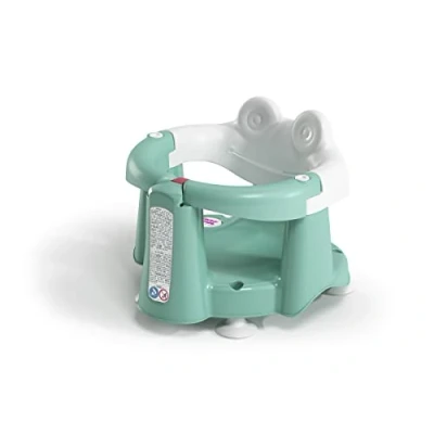 Image of OKBaby Crab Opening Baby Bath Seat and Thermometer, Aqua