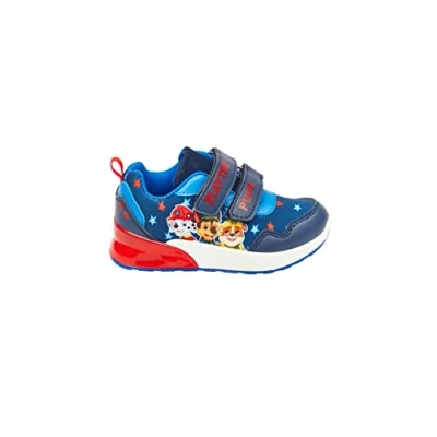 Image of Paw Patrol Boys Light Up Trainers Blue Size 5 10 Infant (Blue, Numeric_6)