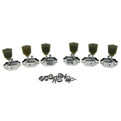Image of Chrome 3L3R Deluxe Tuning Pegs Keys LP Guitar Tuners Machine Heads for Les Paul