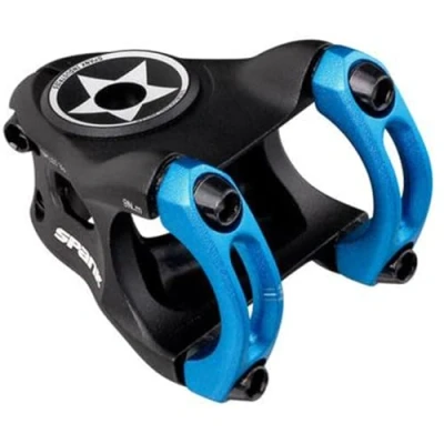 Image of Spank Unisex Adult Split Stem MTB/Mountain Bike Stem, Blue, 33 mm